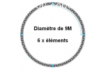 CERCLE 9M DIAMETRE  en 6 ELEMENTS X30D